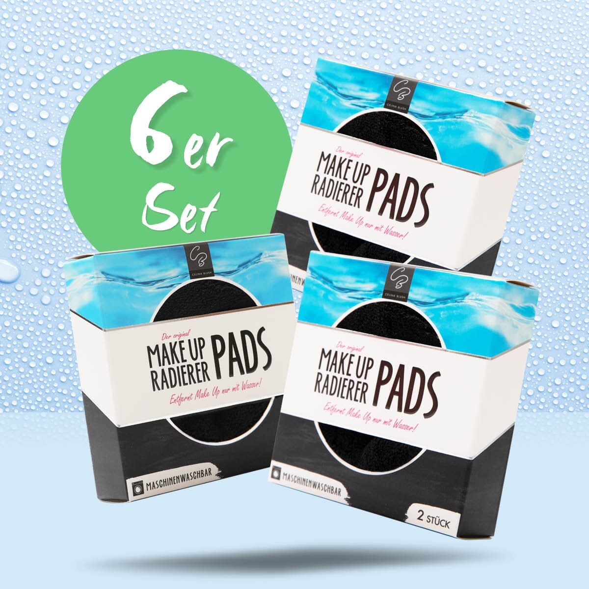 Probiert-Set „Abschminkpads“ - 6er Set MakeUp Radierer MakeUp Radierer Pack-01