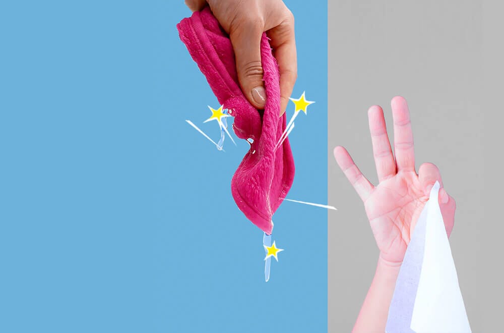 Was unterscheidet den original MakeUp Radierer von einem herkömmlichen Abschminktuch?