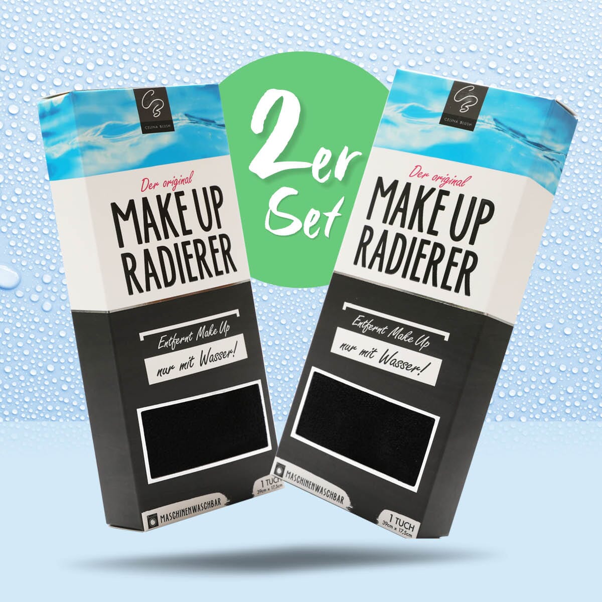 Probiert-Set „Abschminktuch“ - 2er Set MakeUp Radierer MakeUp Radierer Pack-02 