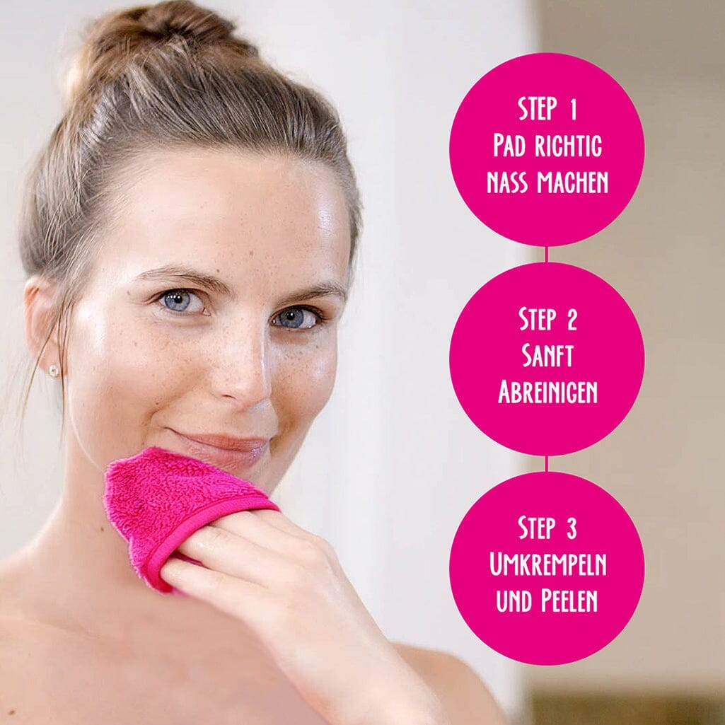 Beauty-Routine „Abschminkpads“ - 12er Set | Waschbare Wattepads MakeUp Radierer MakeUp Radierer 
