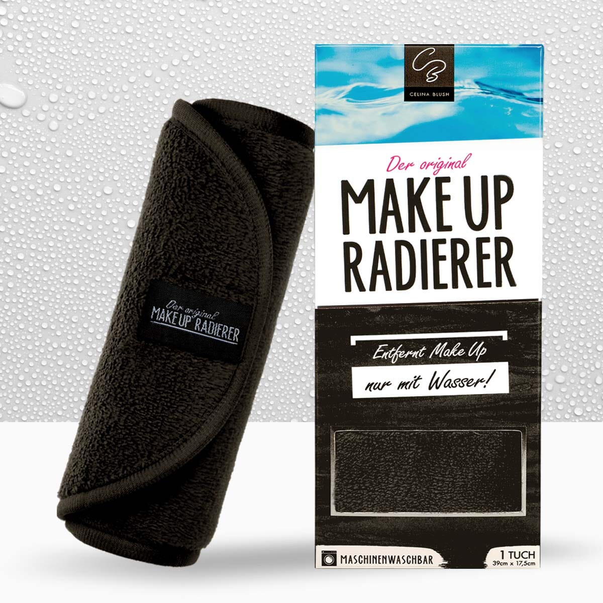 Starter-Set „Abschminkpads & Tuch“ - 6er Set in Pink & Schwarz MakeUp Radierer MakeUp Radierer 