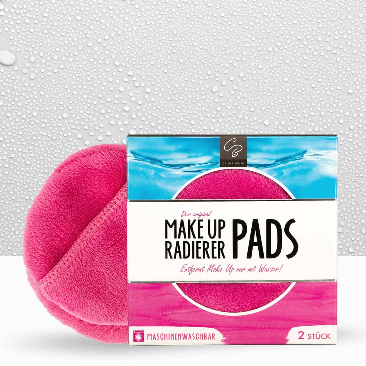 Starter-Set „Abschminkpads & Tuch“ - 6er Set in Pink & Schwarz MakeUp Radierer MakeUp Radierer 