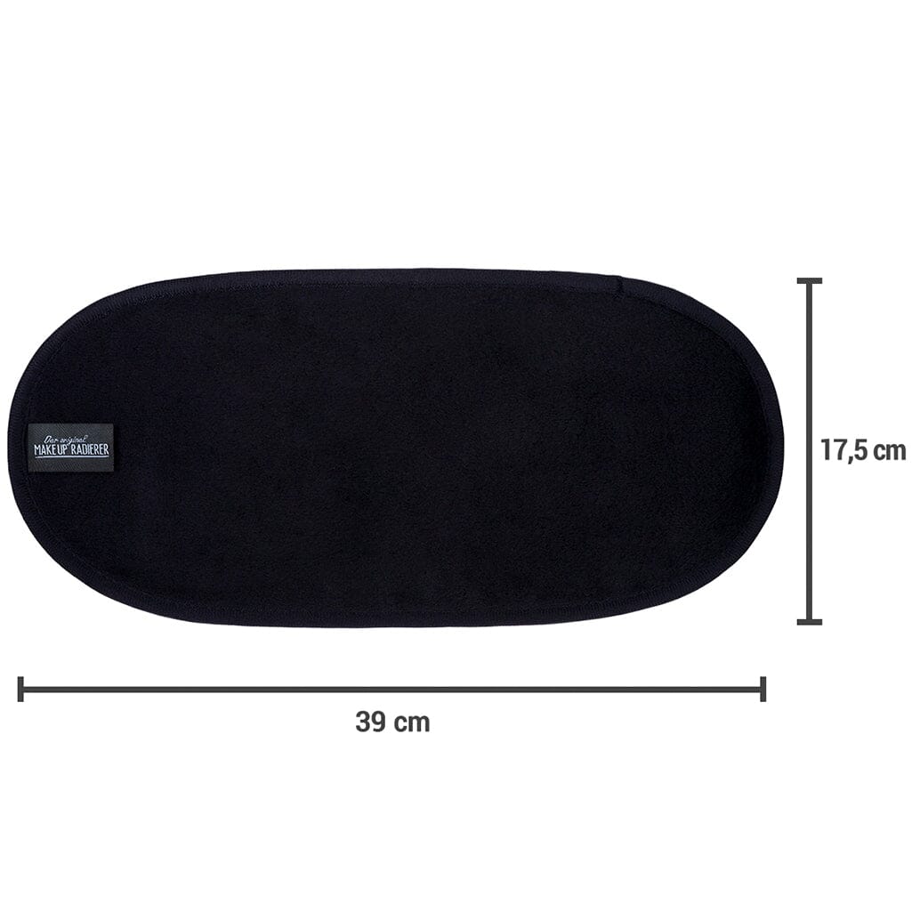 Abschminktuch „Schwarz“ - 1 St - Wiederverwendbares Mikrofasertuch MakeUp Radierer MakeUp Radierer 